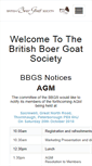 Mobile Screenshot of britishboergoatsociety.co.uk